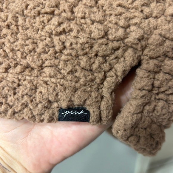 Pink Victoria’s Secret Teddy Bear Jacket Size S - Picture 4 of 6